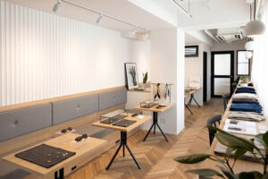 STUDIO RABBITFOOTのカフェルームをPOPアップ店舗として利用している写真